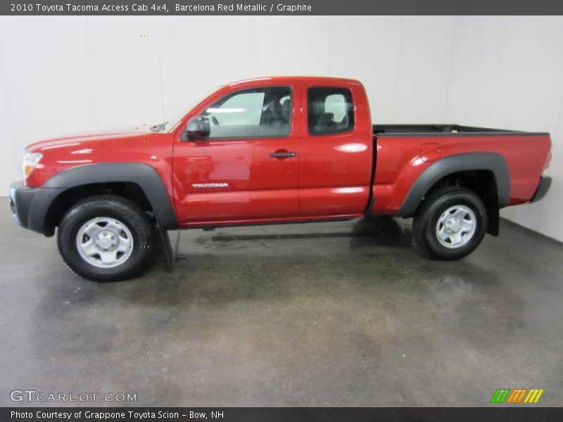 Barcelona Red Metallic / Graphite 2010 Toyota Tacoma Access Cab 4x4