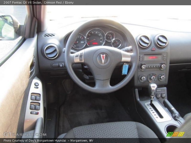 Crimson Red / Ebony 2007 Pontiac G6 V6 Sedan
