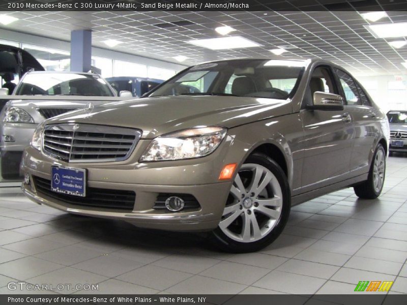 Sand Beige Metallic / Almond/Mocha 2010 Mercedes-Benz C 300 Luxury 4Matic