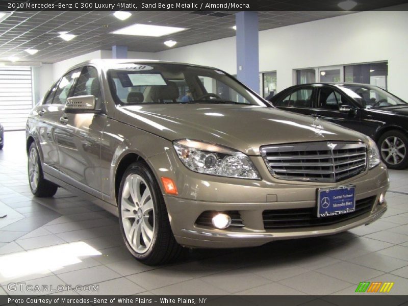Sand Beige Metallic / Almond/Mocha 2010 Mercedes-Benz C 300 Luxury 4Matic