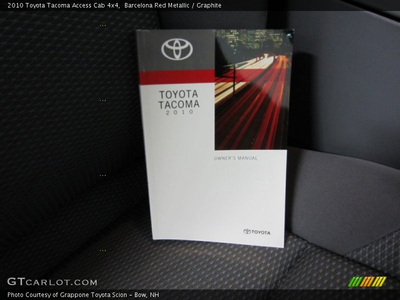 Barcelona Red Metallic / Graphite 2010 Toyota Tacoma Access Cab 4x4