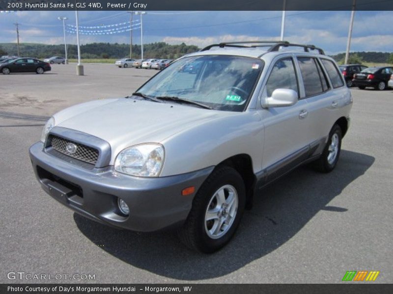 Pewter / Gray 2003 Hyundai Santa Fe GLS 4WD