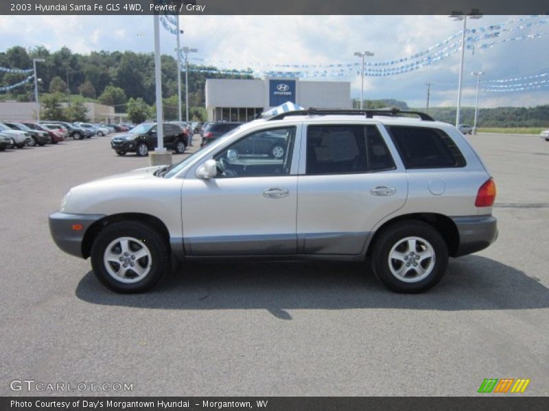 Pewter / Gray 2003 Hyundai Santa Fe GLS 4WD
