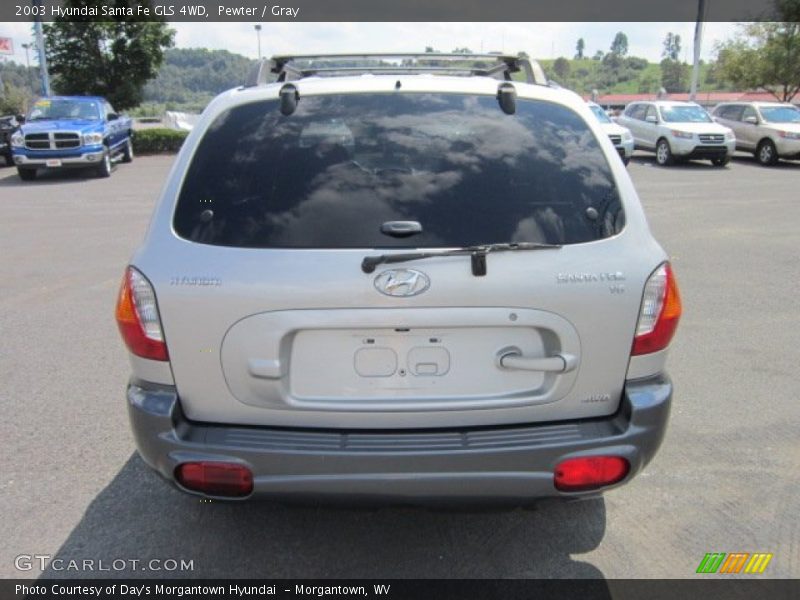 Pewter / Gray 2003 Hyundai Santa Fe GLS 4WD