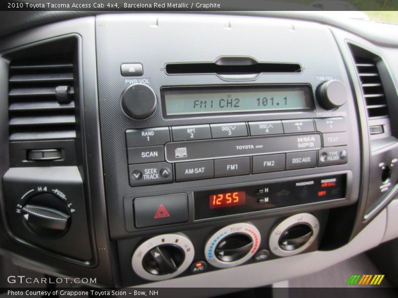 Barcelona Red Metallic / Graphite 2010 Toyota Tacoma Access Cab 4x4