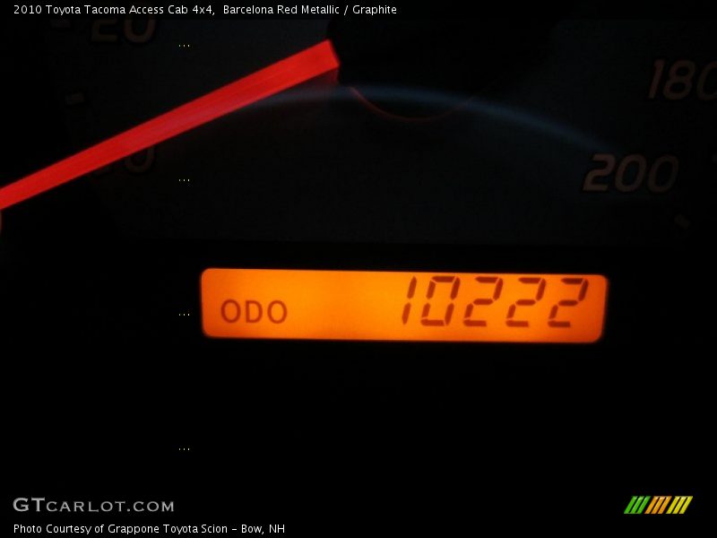 Barcelona Red Metallic / Graphite 2010 Toyota Tacoma Access Cab 4x4