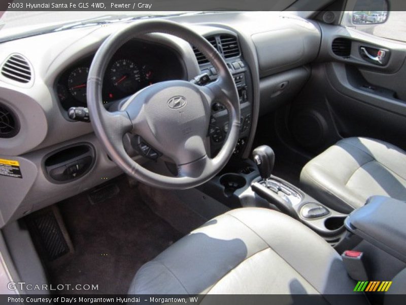 Pewter / Gray 2003 Hyundai Santa Fe GLS 4WD