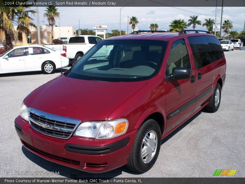 Sport Red Metallic / Medium Gray 2004 Chevrolet Venture LS