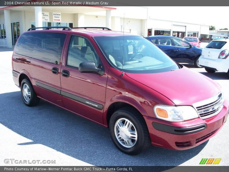 Sport Red Metallic / Medium Gray 2004 Chevrolet Venture LS