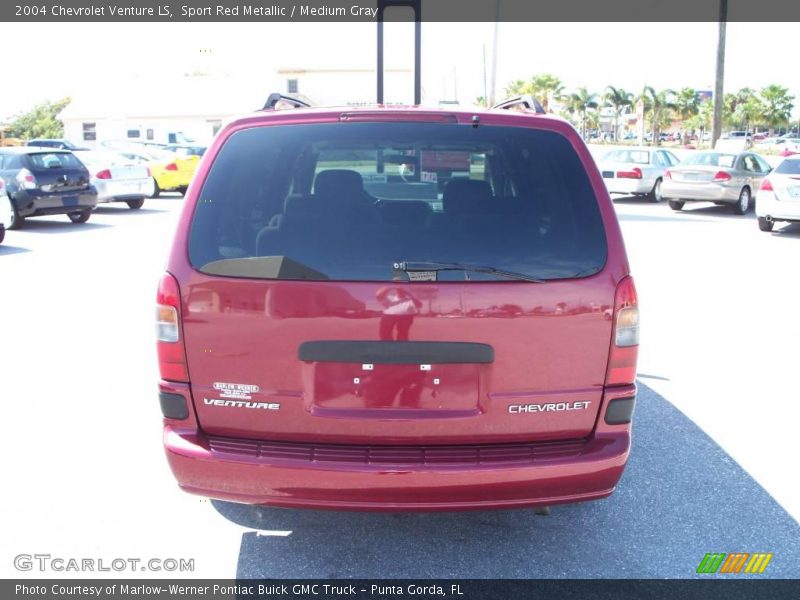 Sport Red Metallic / Medium Gray 2004 Chevrolet Venture LS