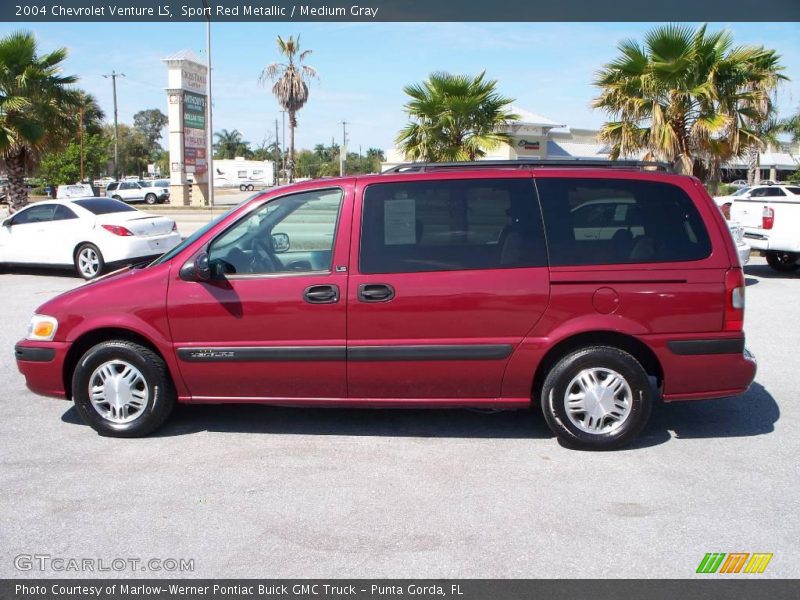 Sport Red Metallic / Medium Gray 2004 Chevrolet Venture LS
