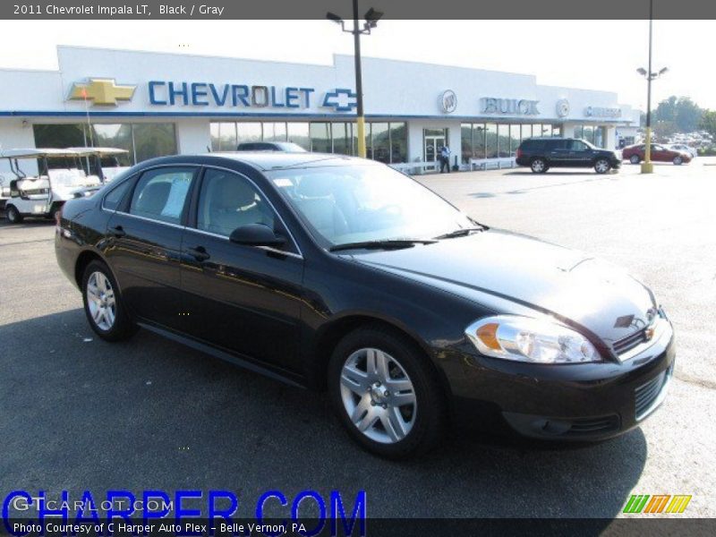 Black / Gray 2011 Chevrolet Impala LT