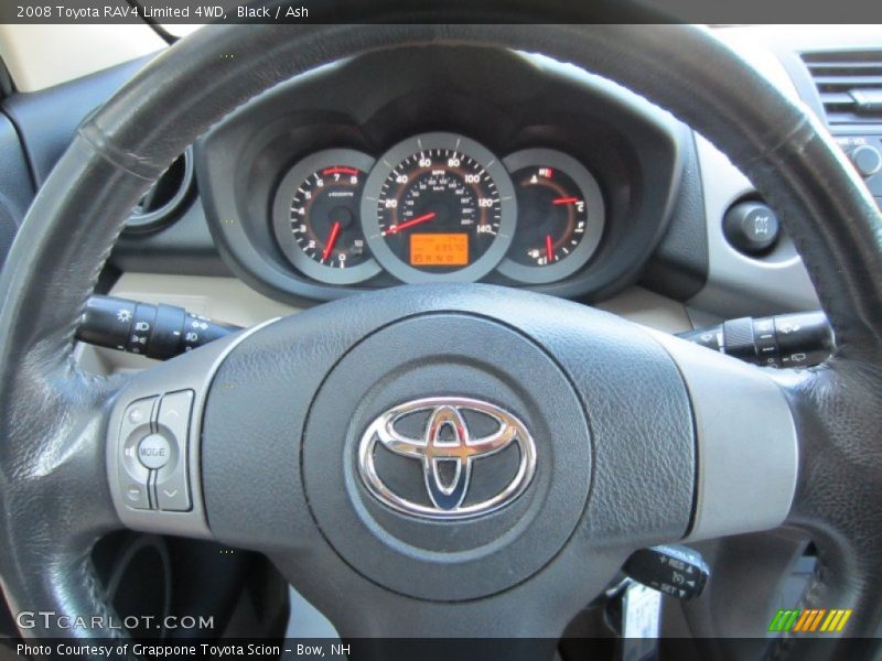 Black / Ash 2008 Toyota RAV4 Limited 4WD