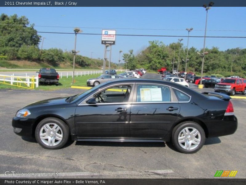Black / Gray 2011 Chevrolet Impala LT