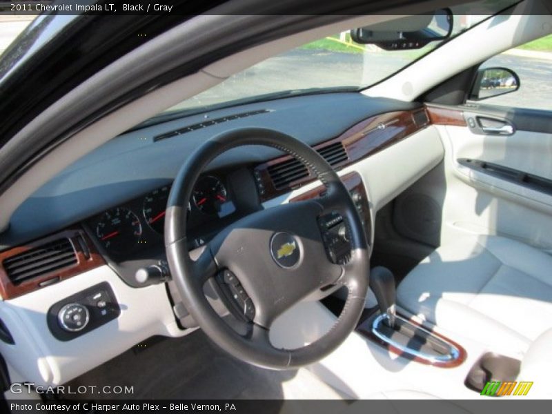 Black / Gray 2011 Chevrolet Impala LT