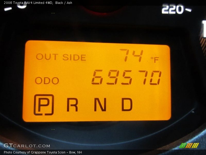 Black / Ash 2008 Toyota RAV4 Limited 4WD