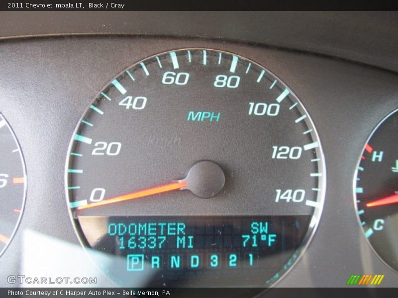Black / Gray 2011 Chevrolet Impala LT