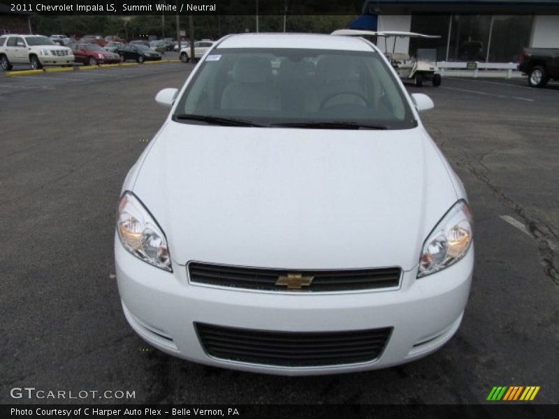 Summit White / Neutral 2011 Chevrolet Impala LS