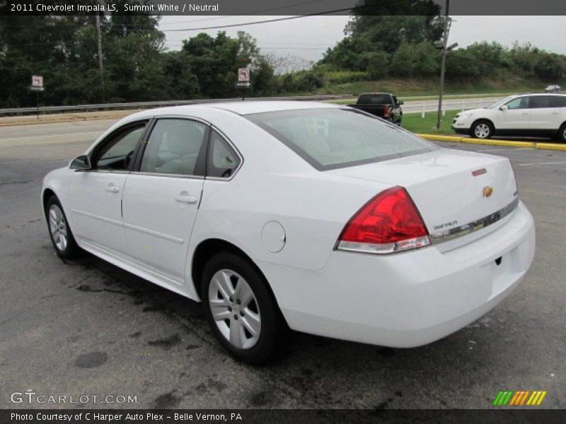 Summit White / Neutral 2011 Chevrolet Impala LS