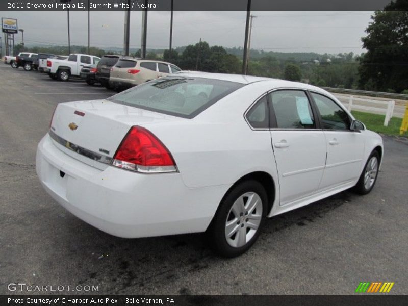 Summit White / Neutral 2011 Chevrolet Impala LS