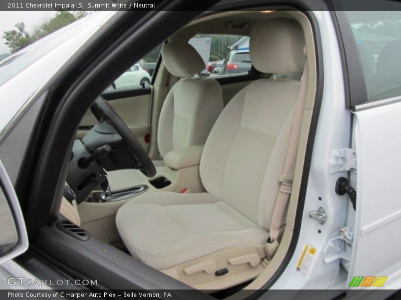 Summit White / Neutral 2011 Chevrolet Impala LS