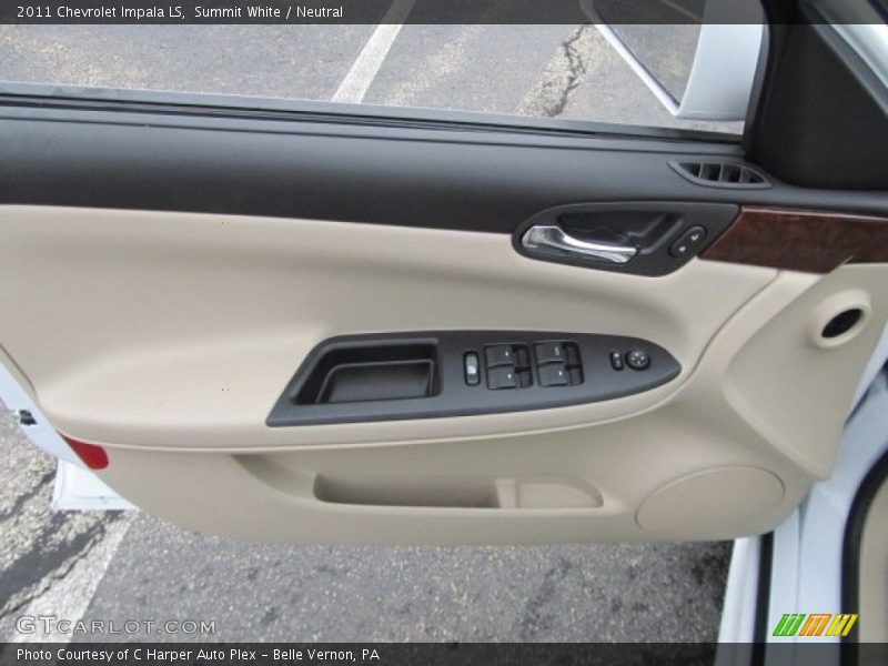 Summit White / Neutral 2011 Chevrolet Impala LS
