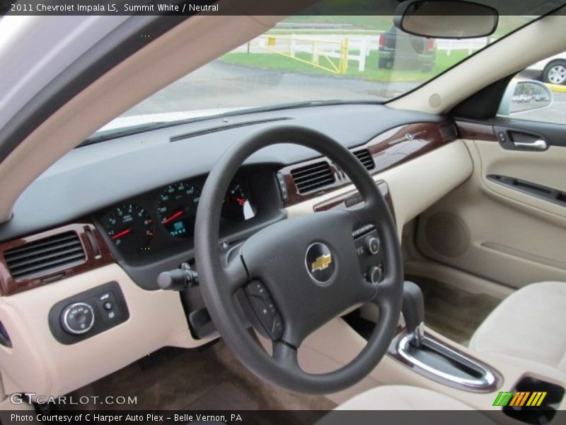 Summit White / Neutral 2011 Chevrolet Impala LS