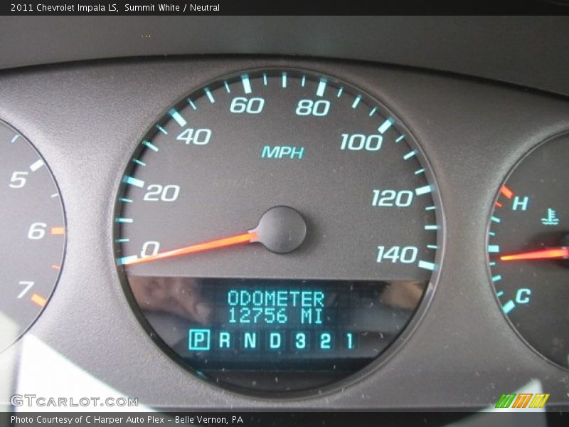Summit White / Neutral 2011 Chevrolet Impala LS
