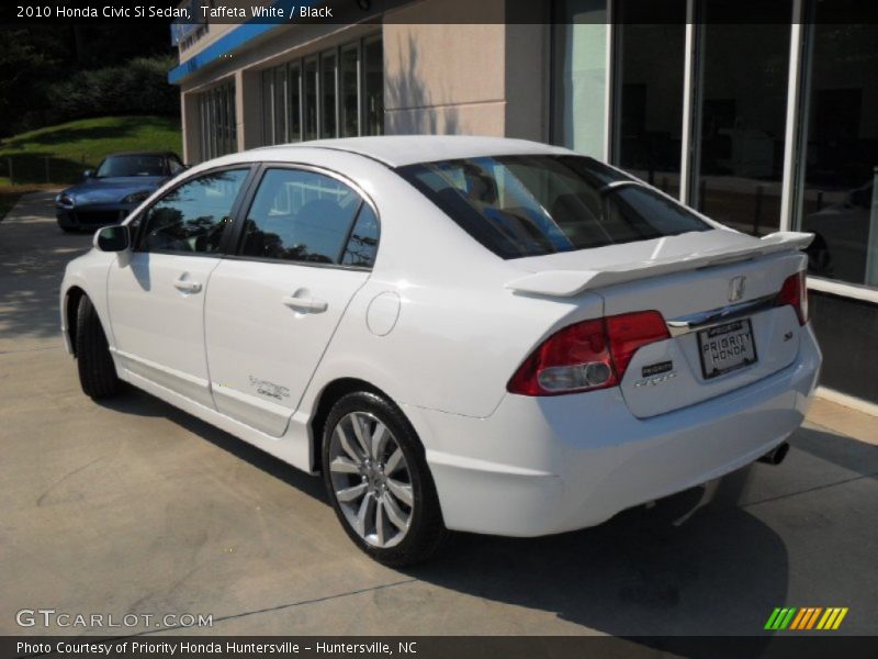 Taffeta White / Black 2010 Honda Civic Si Sedan