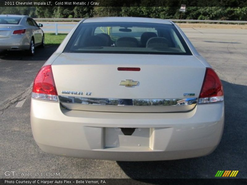 Gold Mist Metallic / Gray 2011 Chevrolet Impala LT