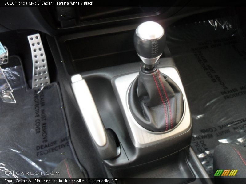 Taffeta White / Black 2010 Honda Civic Si Sedan