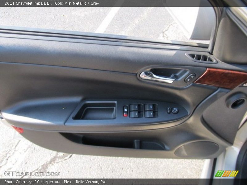 Gold Mist Metallic / Gray 2011 Chevrolet Impala LT