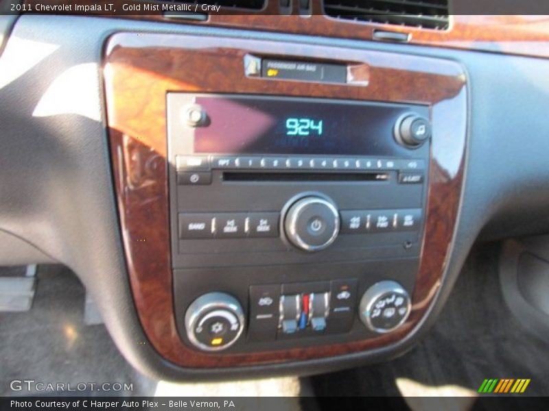 Gold Mist Metallic / Gray 2011 Chevrolet Impala LT