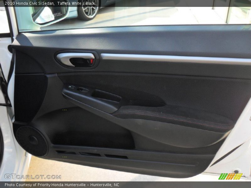 Taffeta White / Black 2010 Honda Civic Si Sedan