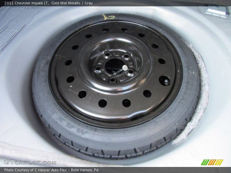 Gold Mist Metallic / Gray 2011 Chevrolet Impala LT