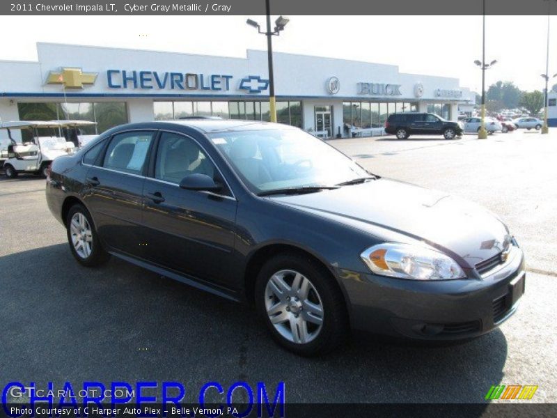 Cyber Gray Metallic / Gray 2011 Chevrolet Impala LT