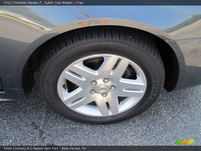 Cyber Gray Metallic / Gray 2011 Chevrolet Impala LT