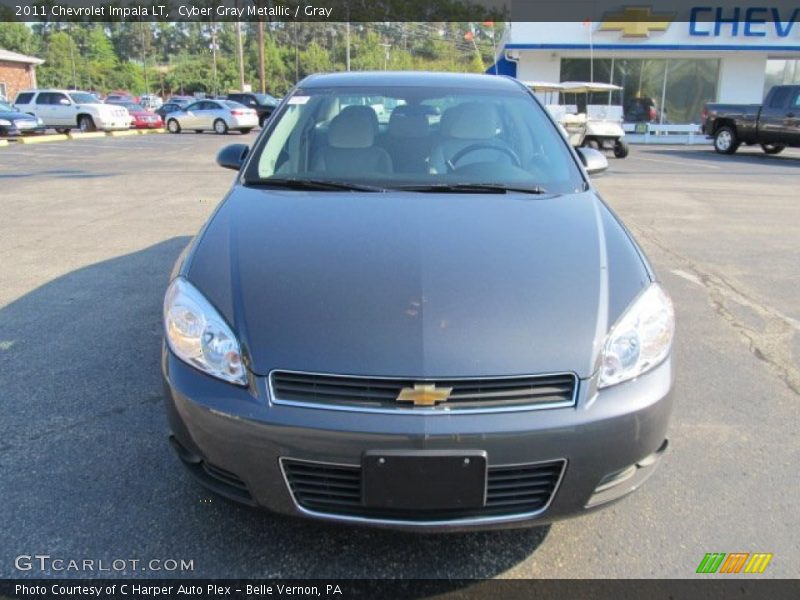 Cyber Gray Metallic / Gray 2011 Chevrolet Impala LT