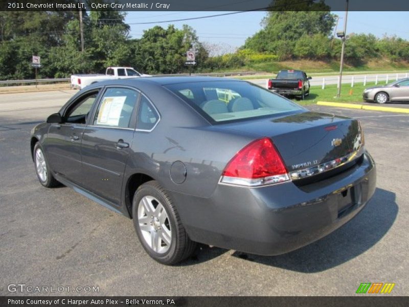 Cyber Gray Metallic / Gray 2011 Chevrolet Impala LT