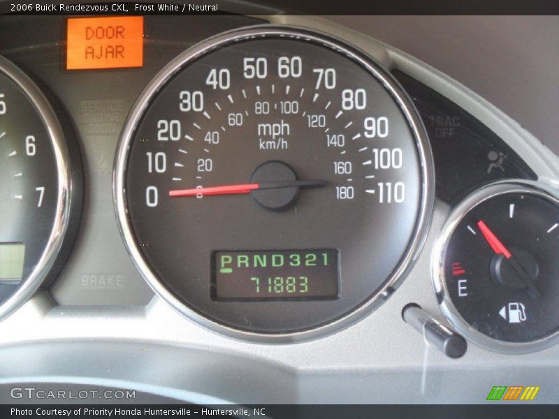 Frost White / Neutral 2006 Buick Rendezvous CXL