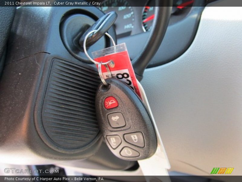 Cyber Gray Metallic / Gray 2011 Chevrolet Impala LT
