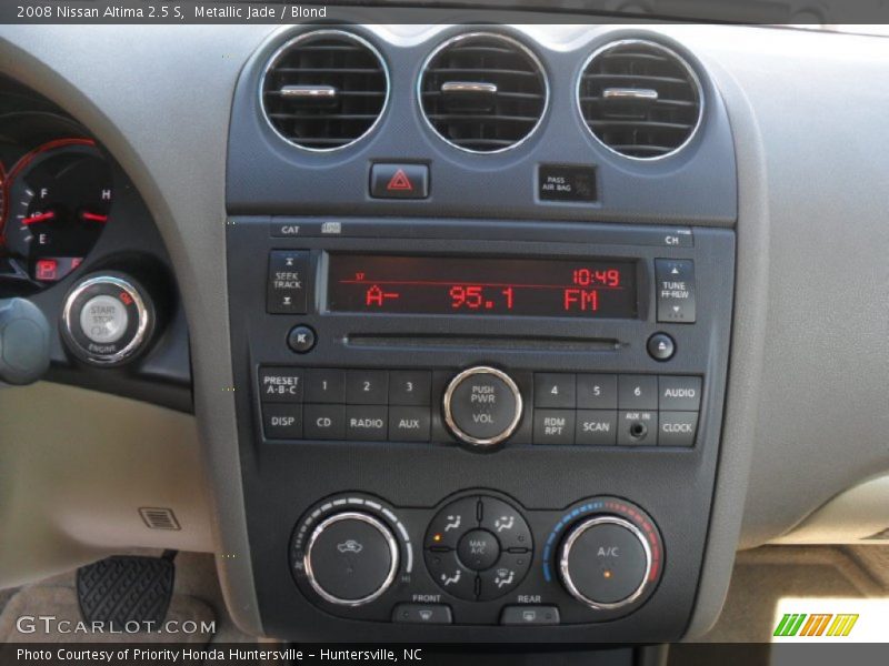 Metallic Jade / Blond 2008 Nissan Altima 2.5 S