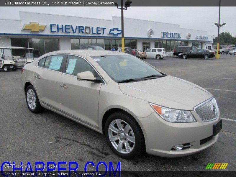 Gold Mist Metallic / Cocoa/Cashmere 2011 Buick LaCrosse CXL