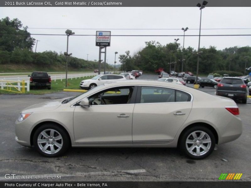 Gold Mist Metallic / Cocoa/Cashmere 2011 Buick LaCrosse CXL
