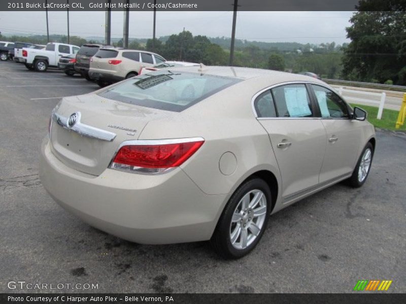 Gold Mist Metallic / Cocoa/Cashmere 2011 Buick LaCrosse CXL
