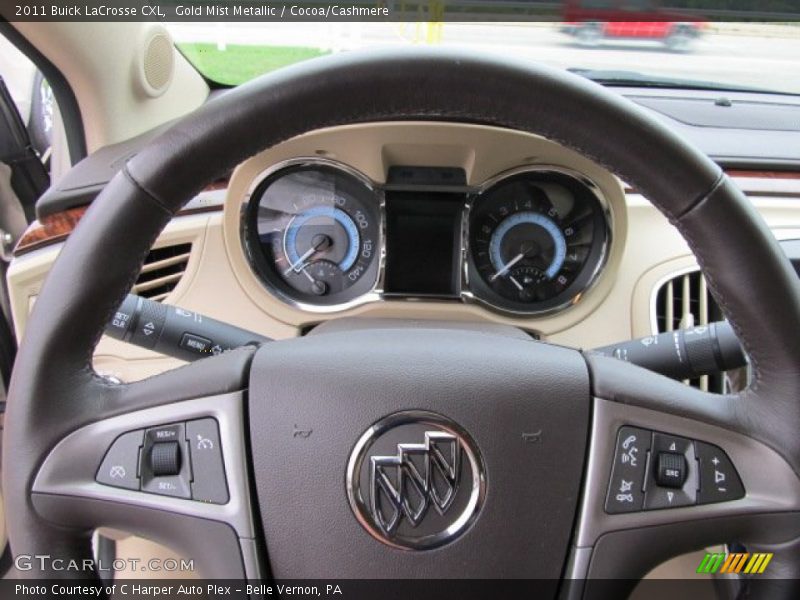 Gold Mist Metallic / Cocoa/Cashmere 2011 Buick LaCrosse CXL