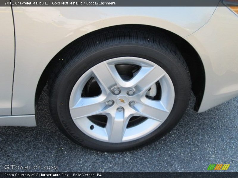 Gold Mist Metallic / Cocoa/Cashmere 2011 Chevrolet Malibu LS
