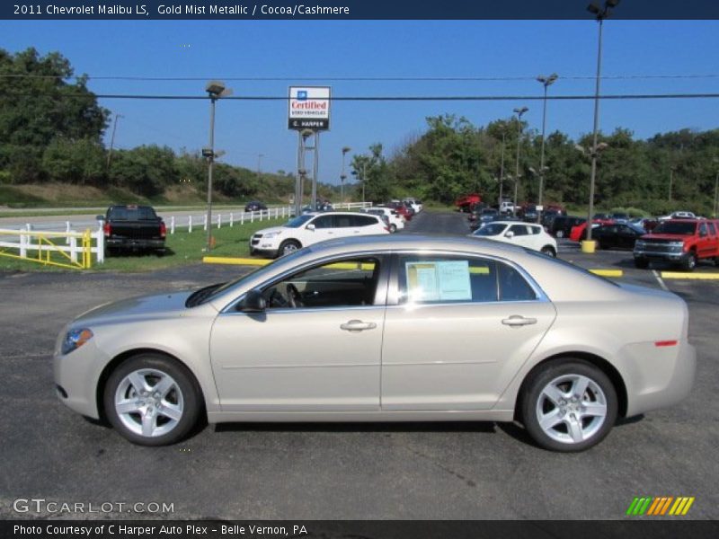 Gold Mist Metallic / Cocoa/Cashmere 2011 Chevrolet Malibu LS