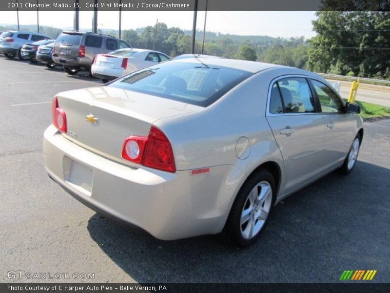 Gold Mist Metallic / Cocoa/Cashmere 2011 Chevrolet Malibu LS