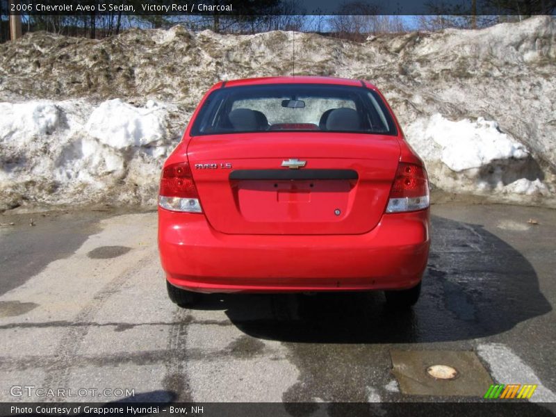 Victory Red / Charcoal 2006 Chevrolet Aveo LS Sedan